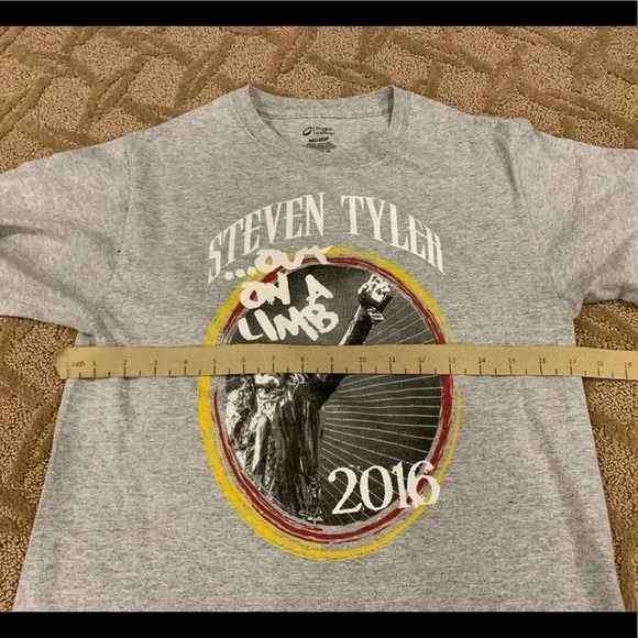 Steven Tyler Out On A Limb 2016 Tour Concert T-Shirt - Picture 5 of 6